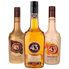 Licor 43 original, crème brûlée of chocolate